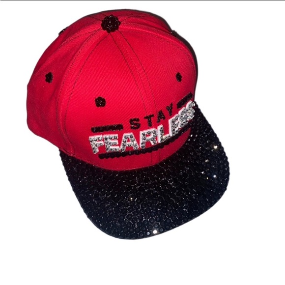 Nikki Bella WWE Stay Fearless Bling Baseball Hat New - Picture 7 of 13